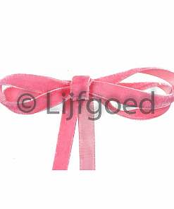 fluweel band roze 10mm