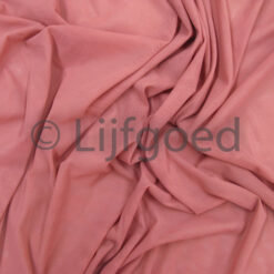 tule oud roze, bruine ondertoon elastisch 150cm