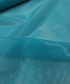 turquoise nylon mooi voor transparante lijfjes met baleinen te maken en ook om bh cups te verstevigingen
