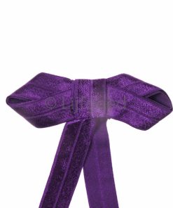 biaisband helder paars 20mm glanzend