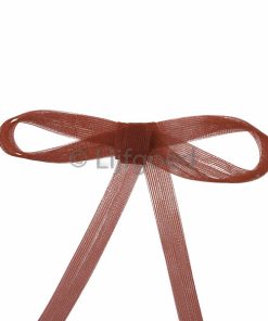 charmeuseband warm rood ferrari 10mm