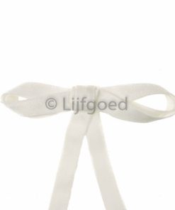 sier elastiek off white 12mm glanzend
