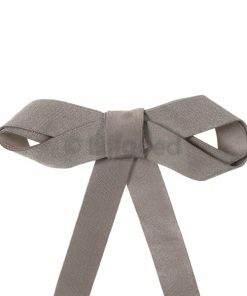 sier elastiek taupe met grijze ondertoon 15mm glanzend