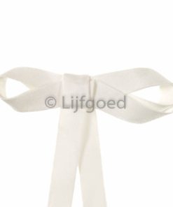 sier elastiek off white 15mm glanzend