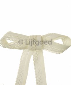 picot kanten randje vanille 17mm