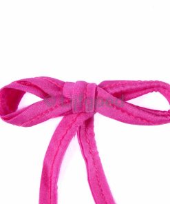 piping van lycra fel roze 10mm glanzend badkleding