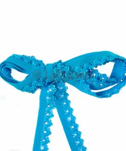 picot aqua blauw