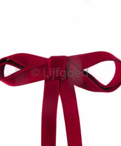 schouderband wijnrood 12mm halfglans