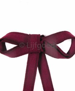 schouderband wijnrood 14mm mini bolletjes rand