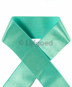 taille band mint groen 30mm glans