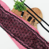 Lingeriepakket DIY lingerie oud roze met zwarte afwerking