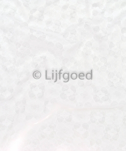 simplex wit bloemen transparant 140cm