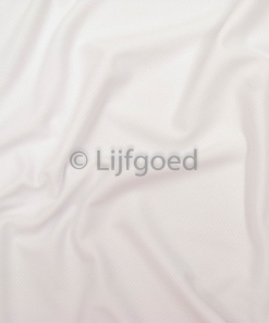 lycra sport gaatjes 1 zijdige rek 100% PE wit