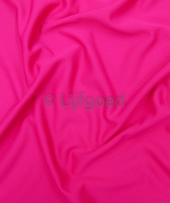 lycra sport gaatjes 1 zijdige rek 100% PE hard roze