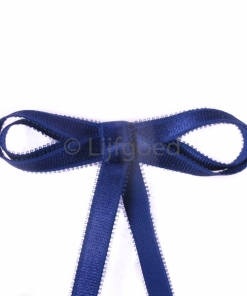 schouderband bh blauw marine 10mm mini lusje glanzend