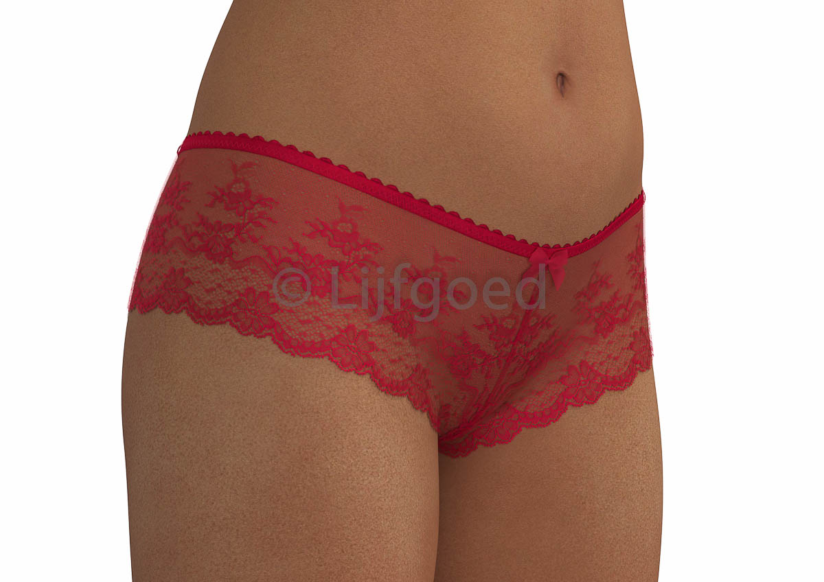 Lingerie Slip naaipatroon hipster Femke huidtint 4