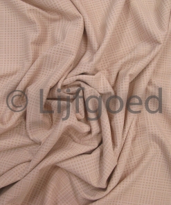 lycra huidtint 1 145cm ruitjes patroon