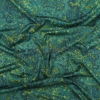 lycra petrol 148cm paisley soepel