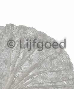 kant off white 23cm kleine bloemen